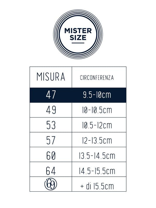 Mister Size - Profilattici 3pz 47