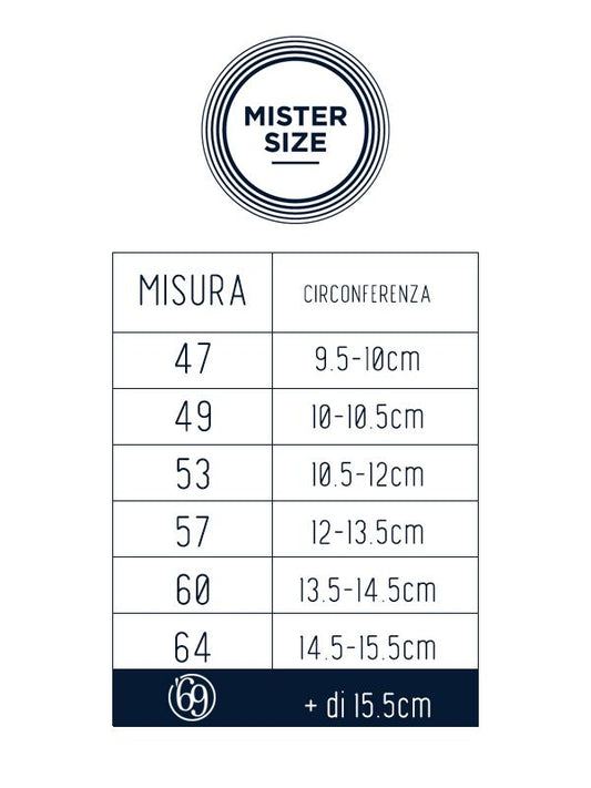 Mister Size - Profilattici 3pz 69
