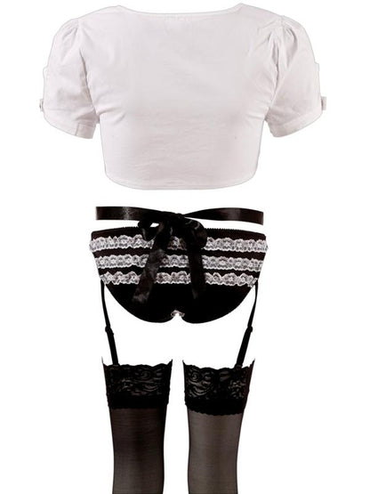 Cameriera Sexy Bianco