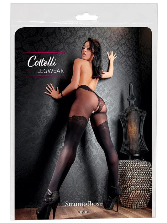 Collant aperto Nero