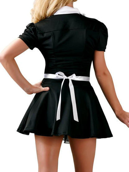 Completino Cameriera Bianco Nero