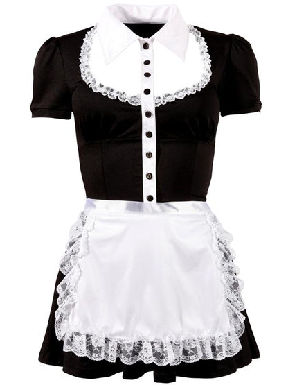 Completino Cameriera Bianco Nero