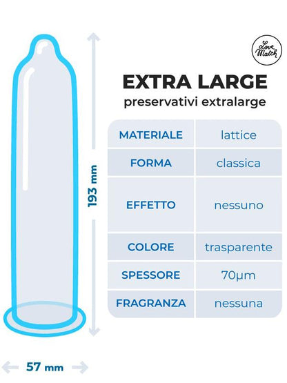 Love Match - Profilattici Extra Large - 6pz