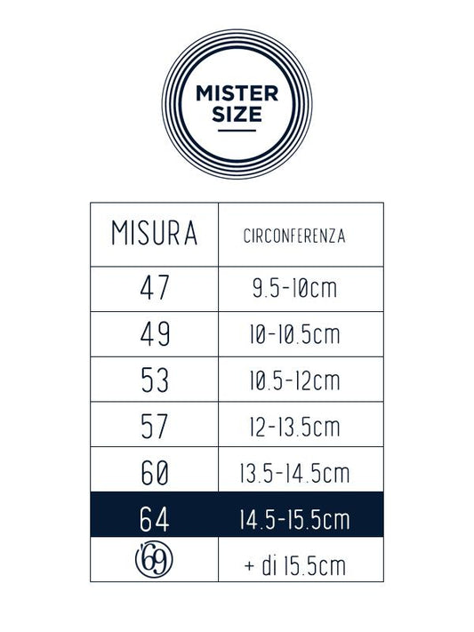 Mister Size - Profilattici 3pz 64