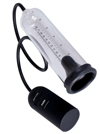 Penis Pump Nero Trasparente