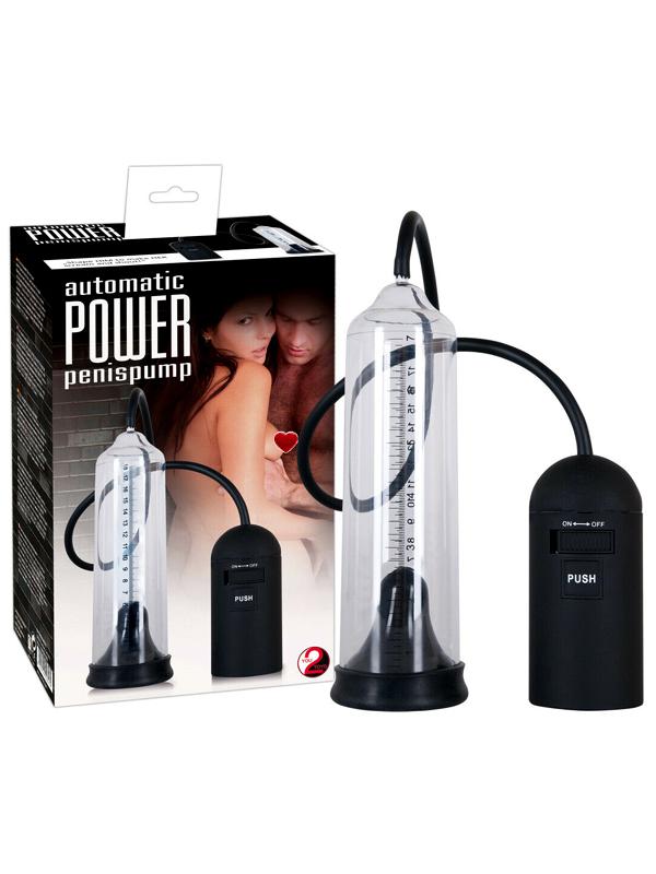 Penis Pump Nero Trasparente