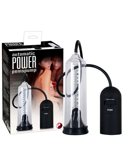 Penis Pump Nero Trasparente
