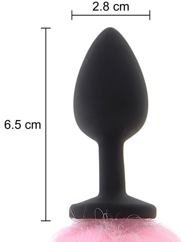 Plug Coda Unicorno con LED Nero