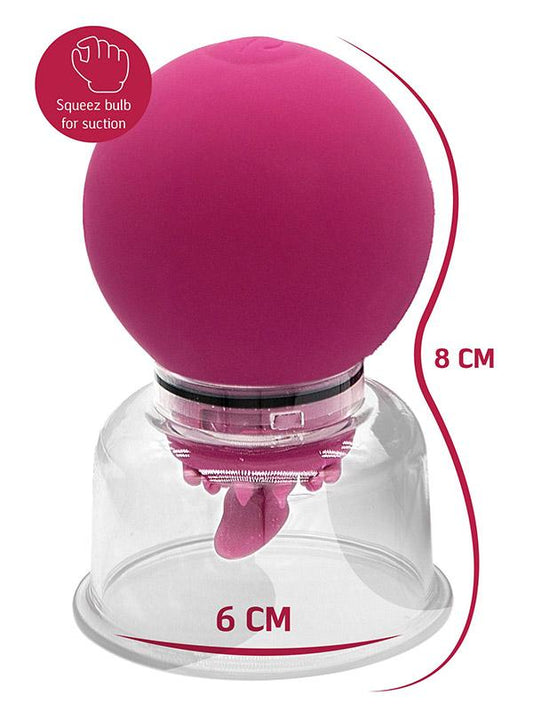 Pompetta Vibrante Rotante Viola