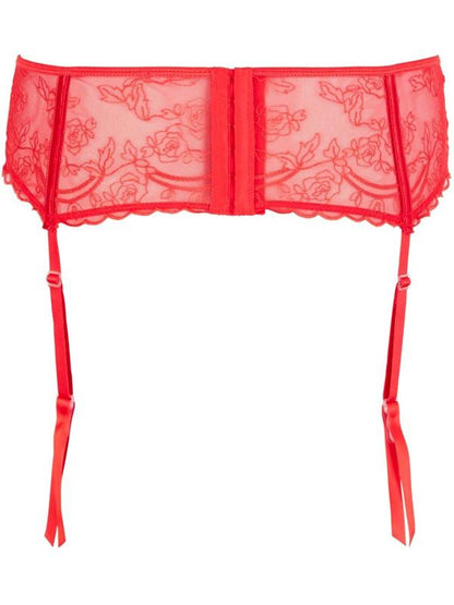 Reggicalze Basic a Fascia Rosso Pizzo