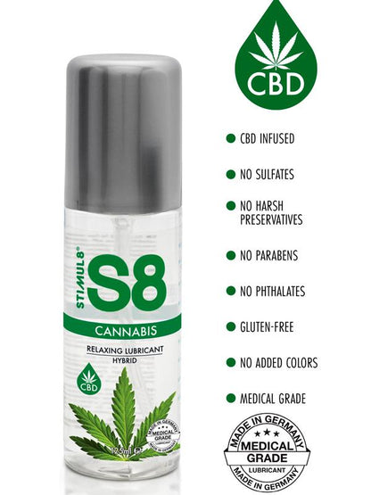 S8 - Lubrificante Cannabis 125ml