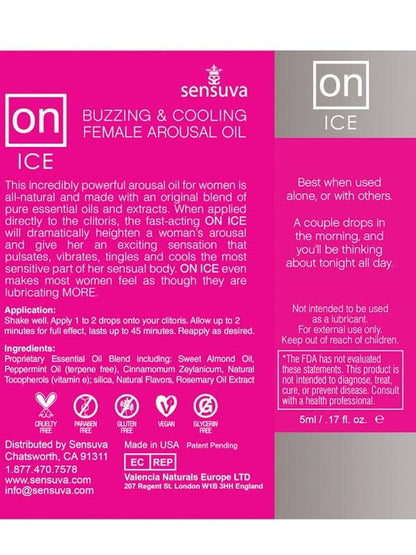 Sensuva - ON ICE - Arousal for Her 0.5ml
