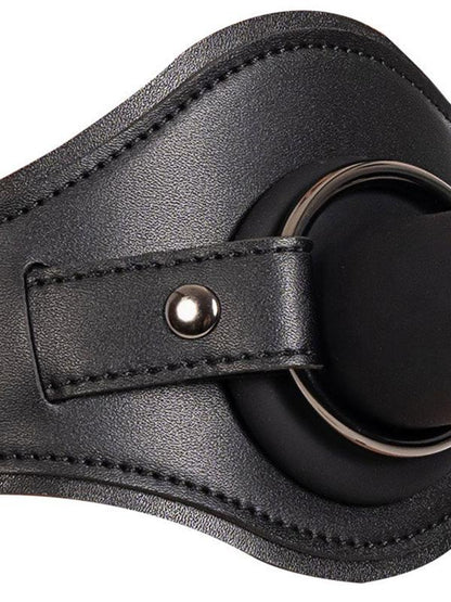 Strap-On per coscia Nero Similpelle
